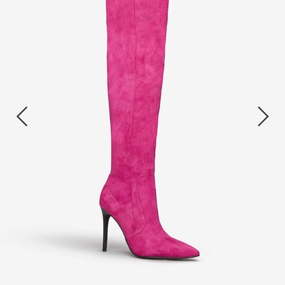 COPY - Pink knee boots - Picture 3 of 5